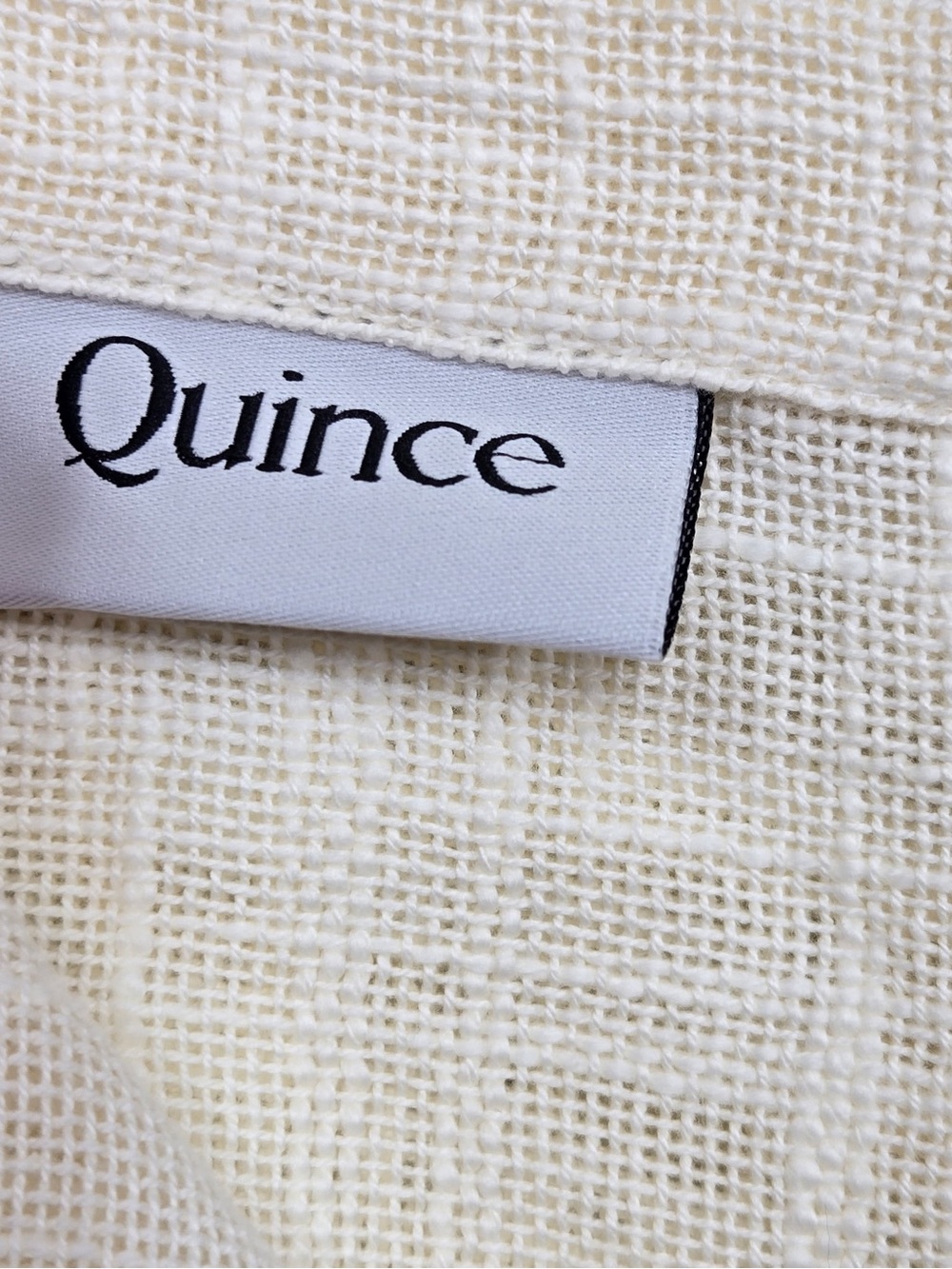 QUINCE Set Of 4 48x108 Cotton Sheer Curtains Ivory 0848 - Picture 8 of 12